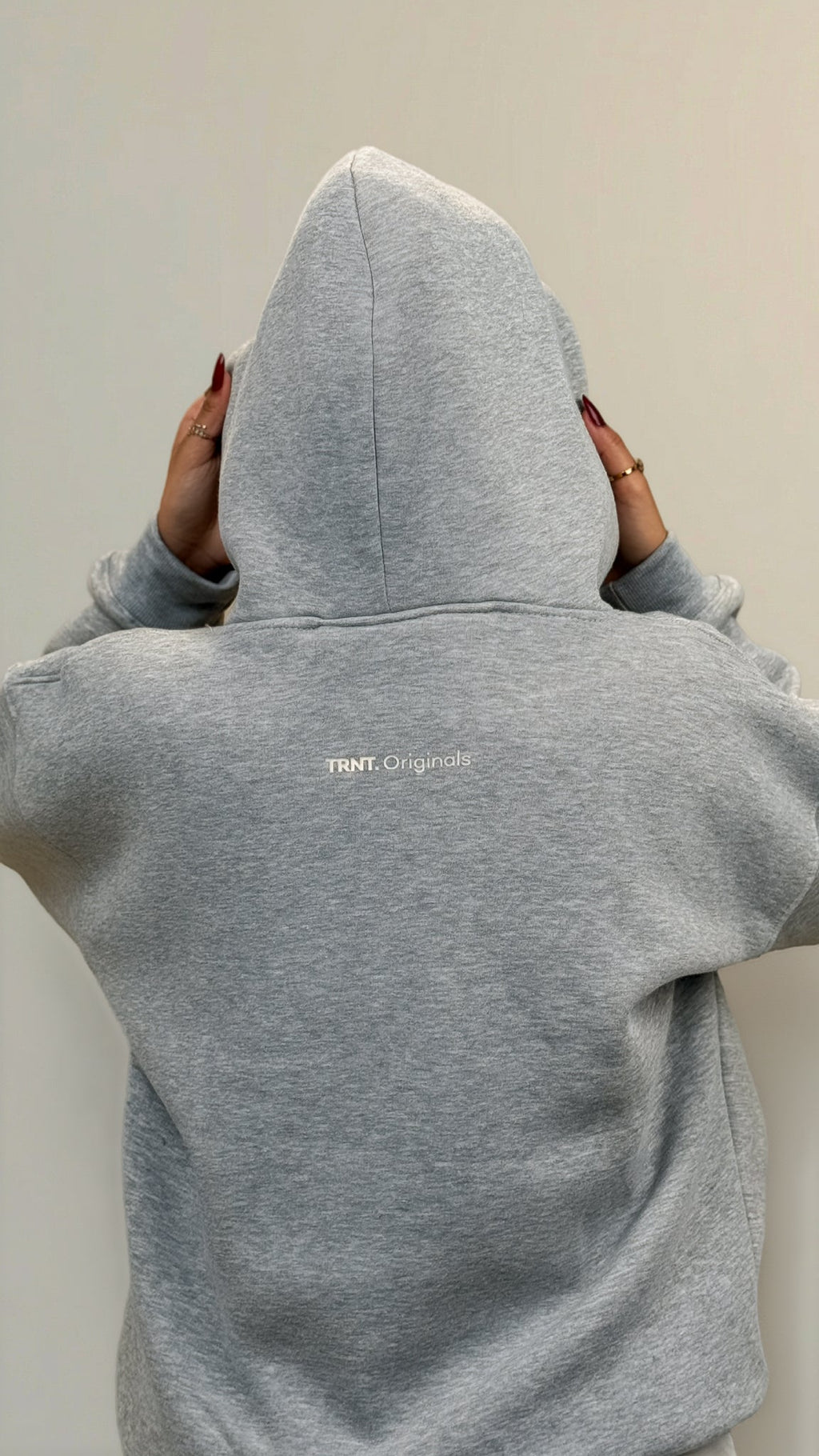 Relaxed Fit Hoodie - Grey